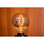 OSRAM Vintage 1906 smoke tinted LED lamp, 3.4W, 100lm, globe shape with 95mm diameter & E27 base, warm white light, non-dimmable
