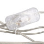 Douille de lampe E27 avec interrupteur et câble d'alimentation 3,5 m - Transparent