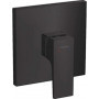 hansgrohe Metropol Set de finition pour mitigeur douche encastré, poignée manette, noir mat, 32565670