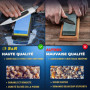 S&R Pierre à Aiguiser Couteaux 1000/4000 + Pierre Affuter Grain 120/240 + Guide d'angle. 100% Coridon. Pour Couteaux, Ciseaux, B