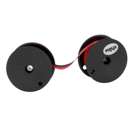 vhbw Ruban encreur remplacement pour GR24 pour imprimante matricielle ou de reçus - noir-rouge