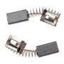 vhbw 2x Balais de charbon pour moteur 16 x 8 x 5mm compatible avec Hilti SD45, SR16 SX E94, SU25, TE1, TE10, TE5, TM8 outil élec