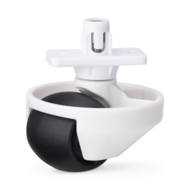 kwmobile Accessoire aspirateur robot - 1x roue avant de remplacement compatible avec Roborock S6 et S7 - Accessoire de nettoyage