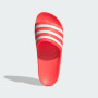 adidas Mixte Adilette Aqua Slides, Solar Red / Cloud White / Solar Red, 39 EU