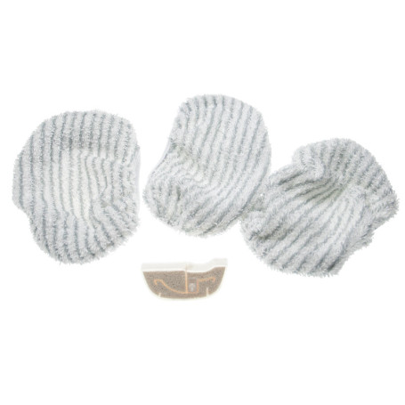 vhbw Set de rechange 4 pièces remplacement pour Rowenta ZR006501 pour nettoyeur vapeur - Filtre anti-calcaire + lingettes en mic