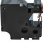 vhbw Ruban remplacement pour Dymo 45807, D1 pour imprimante d'étiquettes 7m x 19mm Noir sur Rouge