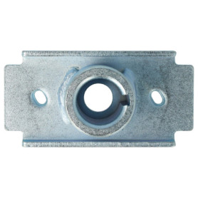 vhbw Moyeu de lame tondeuses à gazon compatible avec Daye DYM1669-4, DYM1768-84 - 10 x 5 x 3,6 cm argenté