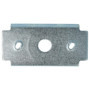 vhbw Moyeu de lame tondeuses à gazon compatible avec Daye DYM1669-4, DYM1768-84 - 10 x 5 x 3,6 cm argenté