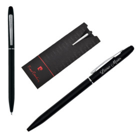 Pierre Cardin® ADELINE - Stylo à bille avec gravure - Étui de qualité supérieure - Mine bleue - Élégant - Cadeau personnalisé - 