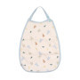 LÄSSIG Bavoir bébé enfant (2 pcs.) avec protection anti-chute et bouton pression/Medium Drop Bib Happy Fruits light blue