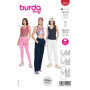 Burda Patron de couture 5852 Top [Femme Taille 34-48] Niveau 1 Super Easy