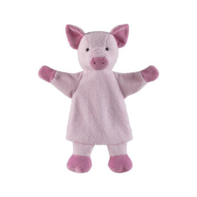 Sterntaler Marionnette à Main Cochon - Jouet Doux pour Enfants pour théâtre de marionnettes, Narration, câlins de la Parole - Co
