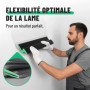 greate lisseuse enduit 600 mm avec poignée ergonomique - spatule enduit lissage pour un enduisage sans traces - couteau a enduir