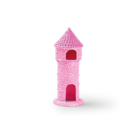 Eden 95217 Décoration d'aquarium Tour de Princesse aux Couleurs Vives offrant Une cachette idéale pour Les habitants de l'aquari