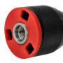 vhbw Mandrin à serrage rapide compatible avec Metabo PowerMaxx SB Basic, SB 18 LT BL pour perceuse sans fil noir/rouge