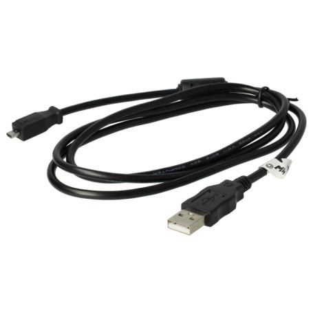 vhbw Câble de données USB compatible avec Kodak Série Easyshare M M893, M893 IS, M853, M863, M753, M763, M420 appareil photo, 15