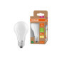 OSRAM Ampoule LED à économie d'énergie, ampoule dépolie, E27, blanc chaud (3000K), 7,2 watts, remplace une ampoule de 100W, très