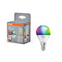 OSRAM Lampe LED SMART+ Matter P40 mini boule 4,9 W E14 RGBW, intensité variable, contrôlable via application et voix, compatible
