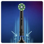 Oral-B CrossAction Lot de 5 têtes de brosses de rechange, pour brosse à dents électrique, avec technologie CleanMaximiser, noire
