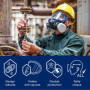 Dräger X-plore 5500 Masque de protection complet avec filtres A2 P3 remplaçables pour des travaux de peinture, bricolage ou épox