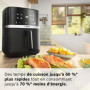 Bosch Air Fryer Série 4, MAF462B0, Friteuse sans huile, 6,1 L, 7 programmes, double chauffe, fonctions décongélation et maintien