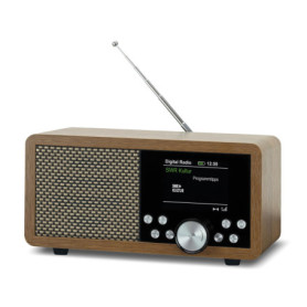 Radio Portable Dab+ Dynavox DBT600,Radio FM intégrée, pour Cuisine, Salle de Bains, Bureau, Fonction réveil, écran TFT, Alimenta