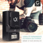 CELLONIC Chargeur DMW-BLE9 DMW-BLG10 BP-DC15 pour Appareil Photo, Alimentation Batterie DE-A98A DE-A99B, Câble Charge Rapide, Ad