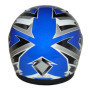 protectWEAR - Enfants Casque de moto bleue SA03 - XXS