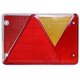 Verre de rechange pour feu arrière droit Multipoint 4 IV 18-8486-007 Pour remorque de voiture côté DROIT
