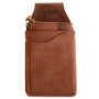 Leabags Portefeuille de Serveur en Cuir véritable avec Compartiment à Monnaie | Porte-Monnaie de Serveur avec Support de Ceintur