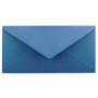 Lot de 25 enveloppes à lettre - Bleu roi - DIN long - 110 x 220 mm (11 x 22 cm) - Fermeture humide sans fenêtre - Idéal pour car