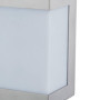 LED Applique extérieure Severina (Moderne) en Gris Inox (1 lampe,à), pour mur extérieur/façade de maison, terrasse und balcon
