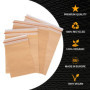 verpacking Lot de 50 sacs d'expédition en papier kraft 120 g/m² refermables 42 x 44 cm | Taille et quantité au choix | Enveloppe