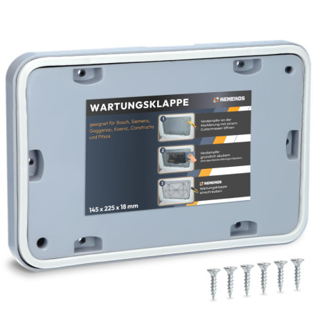 Kenekos - Trappe de Maintenance Trappe de Service adaptée pour Bosch Siemens IQ300 / IQ500 / IQ700 / IQ800 série 6, série 8 MAXX
