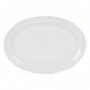 Plat à Gratin Feuille Ovale Porcelaine Blanc (28 x 20,5 cm) 20,99 €