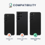 kwmobile Housse Compatible avec Samsung Galaxy S23 Plus Coque - Housse de téléphone Protection Souple en TPU Silicone - Noir Mat