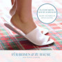 Carenesse 4 paires de chaussons d'hôtel ouverts taille 38-42 I Chaussons jetables pratiques en éponge 100% coton I Chaussures in