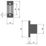 diwaro® magnétique support de manivelle | pour 12–17 mm Manivelles | plastique | Blanc | rolllade, Store Vénitien, Store