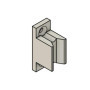 diwaro® magnétique support de manivelle | pour 12–17 mm Manivelles | plastique | Blanc | rolllade, Store Vénitien, Store