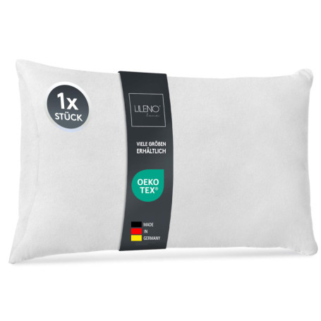 LILENO HOME Lot de 1 de garnissage d'oreiller 50x70 cm - Coussin intérieur Lavable à 40°C adapté aux allergiques - Garnissage en