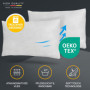 LILENO HOME Lot de 1 de garnissage d'oreiller 50x70 cm - Coussin intérieur Lavable à 40°C adapté aux allergiques - Garnissage en