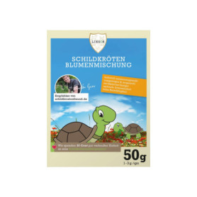 Linsor Mélange de fleurs pour tortues - 50 g pour 17 à 50 m² - Nourriture pour tortues terrestres