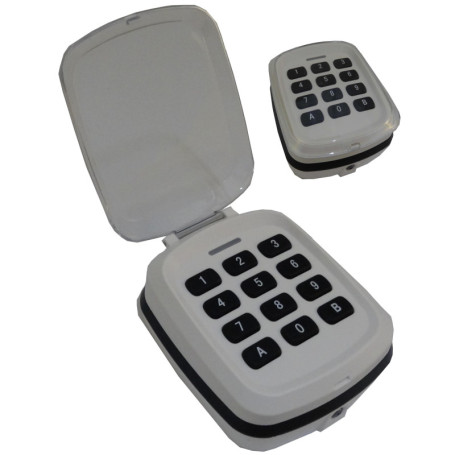 TK Star - Code numérique 433 - 868 MHz - Clavier sans fil - Serrure à serrure - Montage en saillie - Ouverture de porte de garag