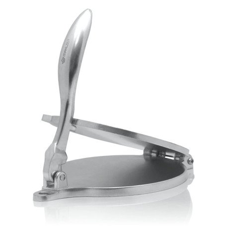 Mahlzeit Tortilla Presse à tortilla Ø 20 cm en aluminium | avec papier sulfurisé | Presse Taco légère | Pour tortillas, tostones