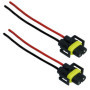 Lot de 2 Prise Phare H8 H11 Prise de Phare Douille Ampoule H8 H11 Connecteur H8 Connecteur H11 femelle Adaptateur H8 H11 pour La