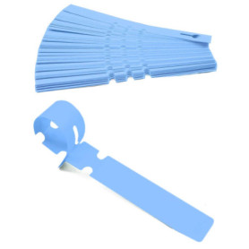 HomeTools.eu® Lot de 100 Rubans d'étiquettes pour Plantes | Plantes arbustes | Plastique 21 x 2 cm | Résistant aux intempéries a