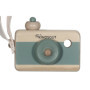 Kindsgut Appareil Photo en Bois, Appareil Photo en Bois pour Les Petits Enfants, Beau Cadeau aux Couleurs subtiles, Aquamarine