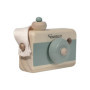 Kindsgut Appareil Photo en Bois, Appareil Photo en Bois pour Les Petits Enfants, Beau Cadeau aux Couleurs subtiles, Aquamarine