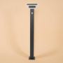Esotec LUCCA 86 Lampadaire solaire PIR pour extérieur - Avec détecteur de mouvement - Éclairage de jardin - En acier inoxydable 