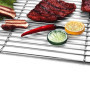 HeRo24 Grille de cuisson rectangulaire en acier inoxydable 54 x 34 cm